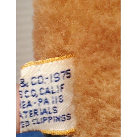 Vintage Dakin KANGAROO Baby JOEY 1975 Cabbie Plush Stuffed Animal 12” Tan Toy - Picture 11 of 13